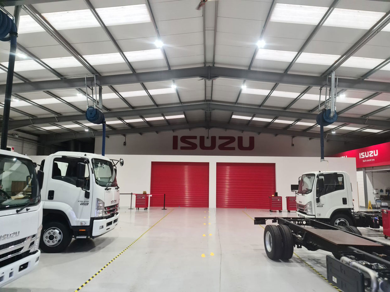 Sensors are used to increase energy efficiency and reduce carbon footprint for Isuzu Truck UK, Hatfield