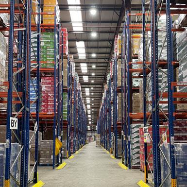 Highbays offer a perfect lighting solution for busy warehouses and distribution centres with high ceilings.