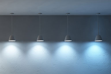 Cool blue tone LED lighting temperatures