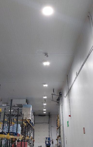 Minimise the risk of accidents with the correct lighting in coldstores boosting employee health and wellbeing.