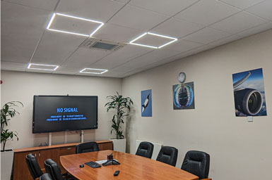 LED Halo Panels are perfect to illuminate offices and boardrooms.